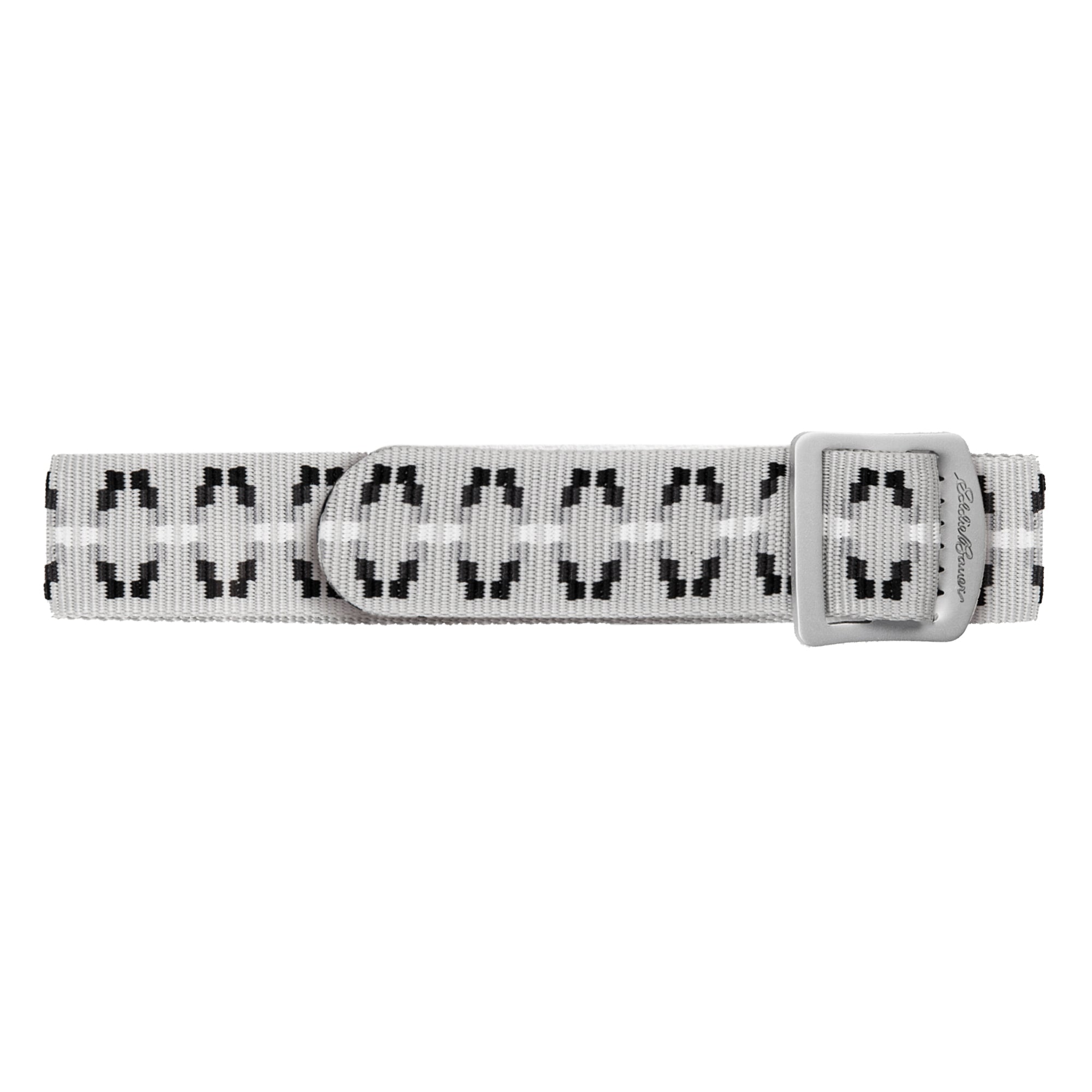 Women's Cascade Webbing Belt With Engraved Metal Buckle