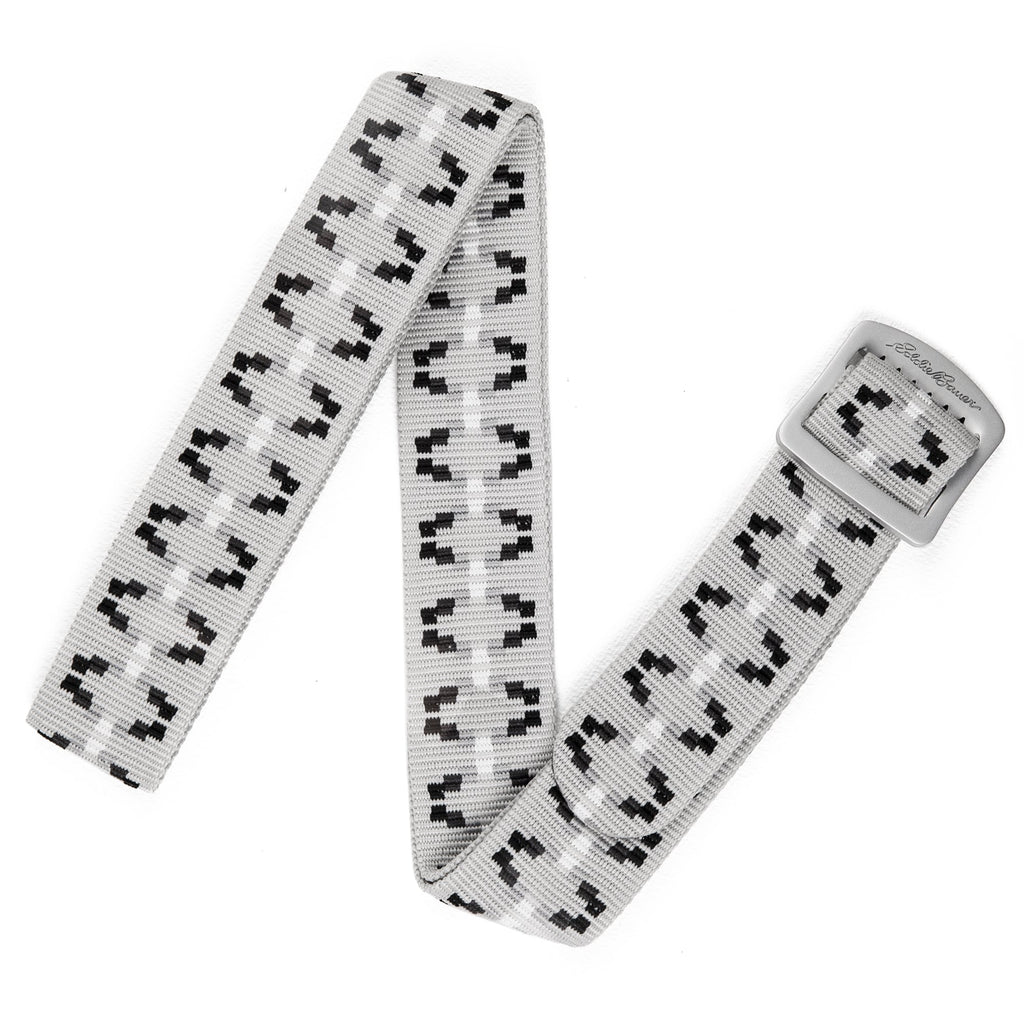 Women's Cascade Webbing Belt With Engraved Metal Buckle