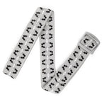 Women's Cascade Webbing Belt With Engraved Metal Buckle
