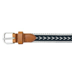 Women's Cascade Woven Belt With Metal Buckle