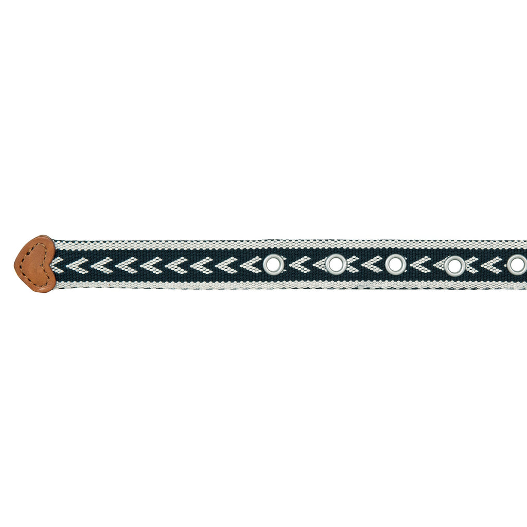 Women's Cascade Woven Belt With Metal Buckle