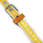 Women's Cascade Woven Belt With Metal Buckle
