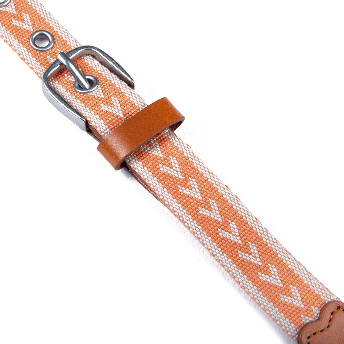 Women's Cascade Woven Belt With Metal Buckle
