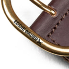 Women's Center Bar Woven Leather Belt