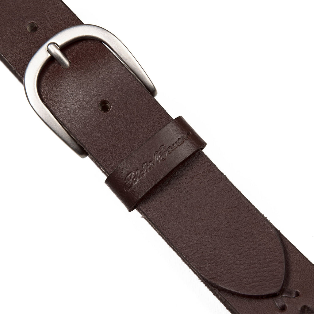 Women's Center Lacing Detailed Leather Belt