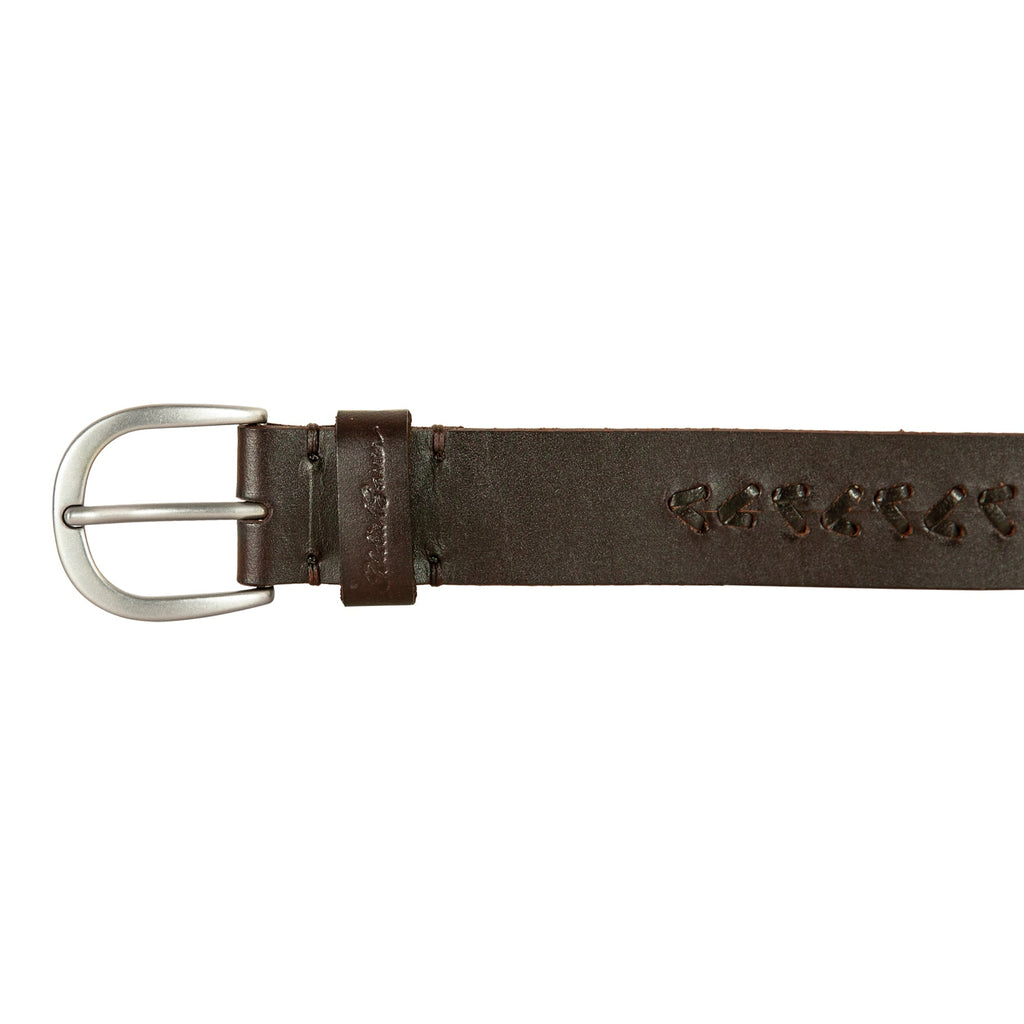 Women's Center Lacing Detailed Leather Belt