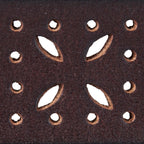 Women's Perforated Pattern Leather Belt