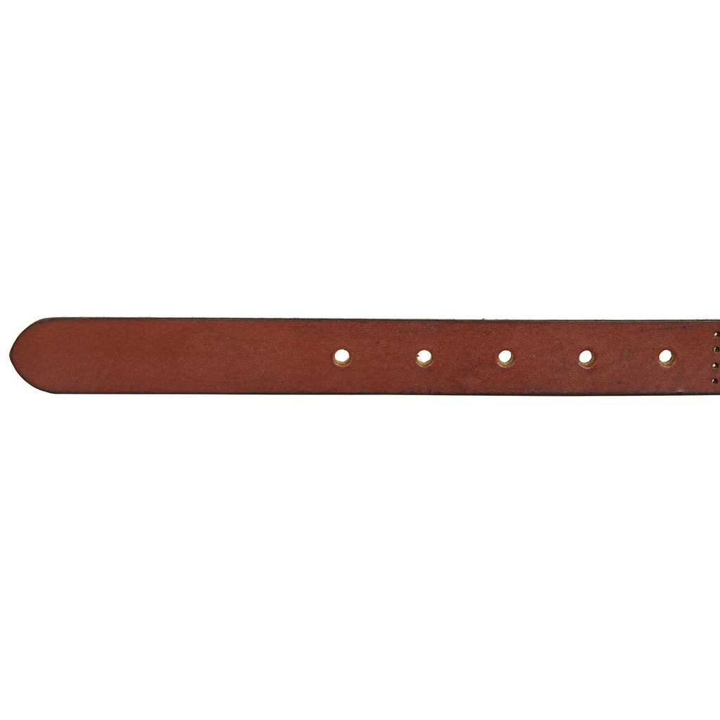 Women's Perforated Pattern Leather Belt