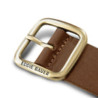 Women's Center Bar Leather Jean Belt