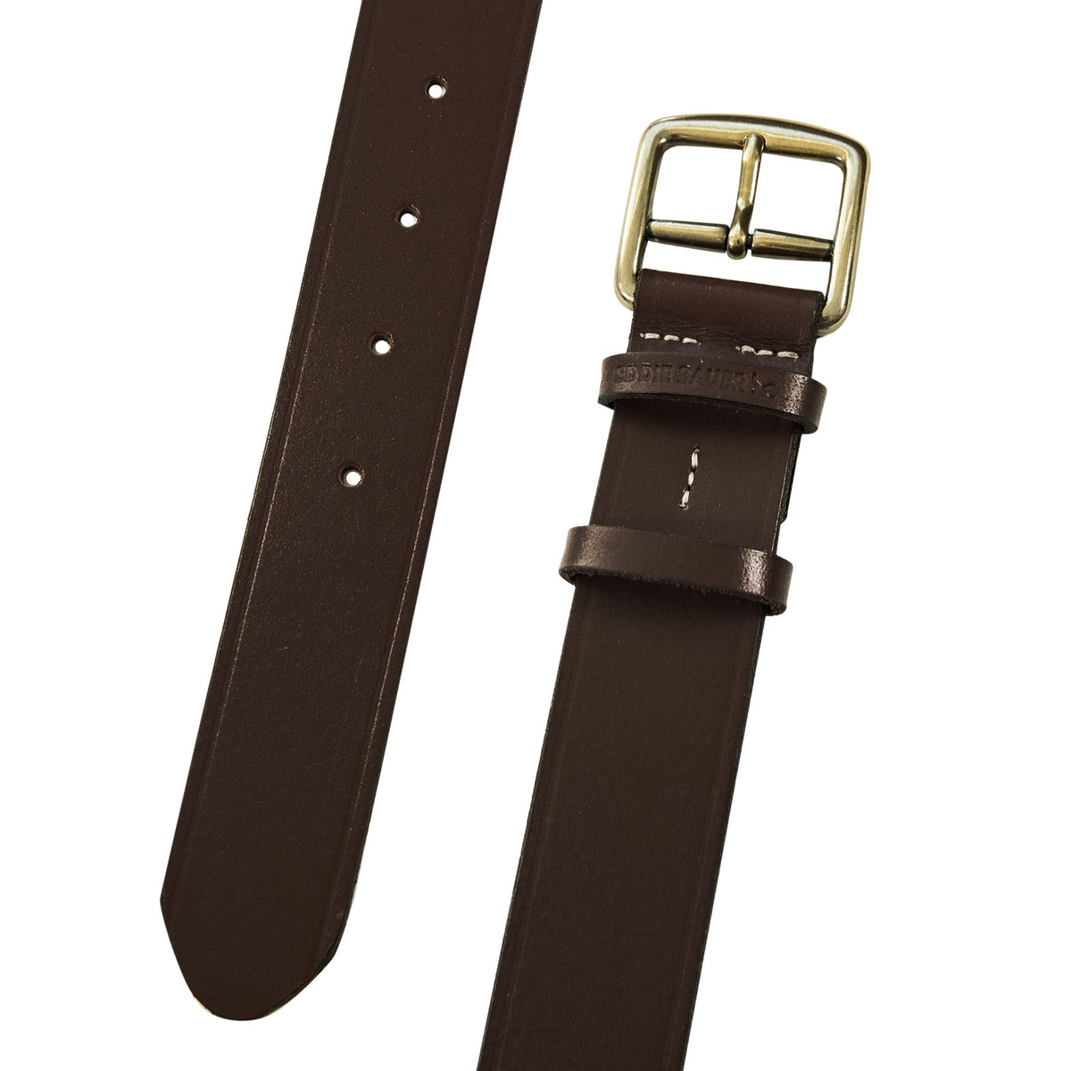 Women's Double Keeper Leather Jean Belt