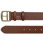 Women's Double Keeper Leather Jean Belt