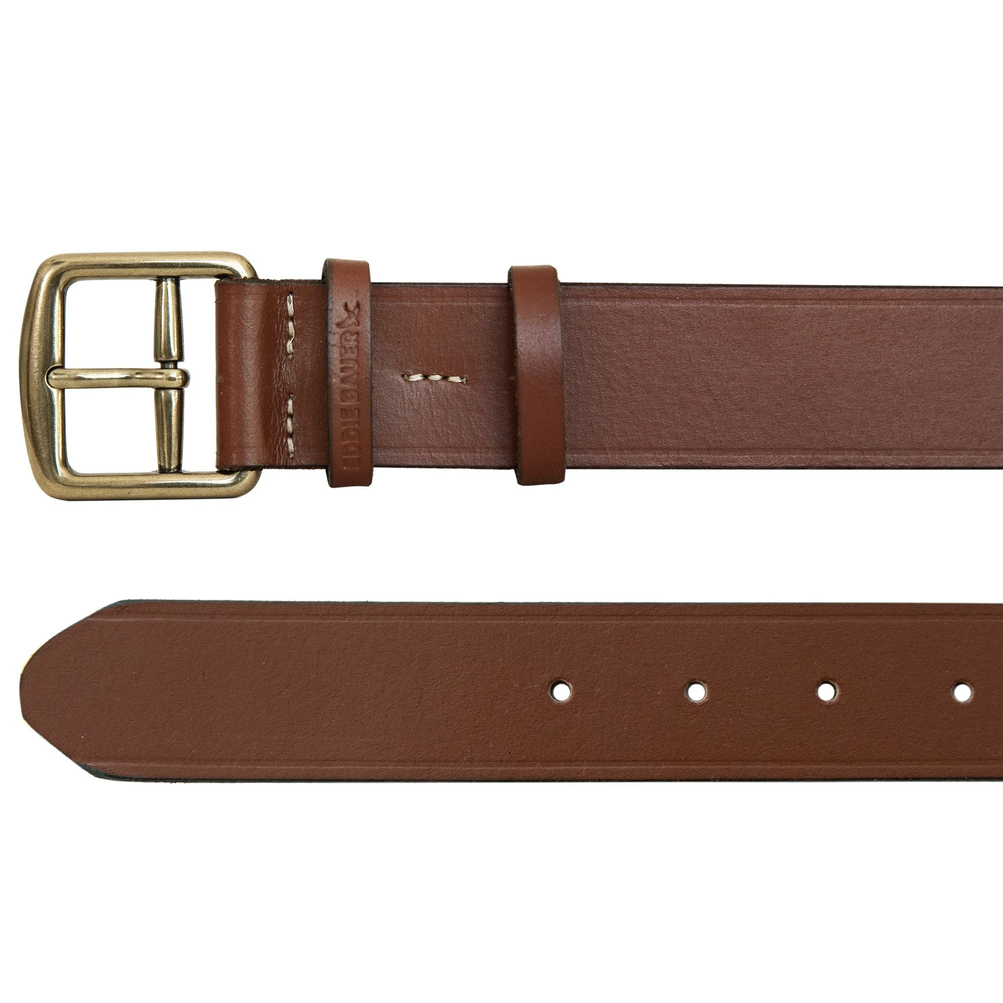 Women's Double Keeper Leather Jean Belt