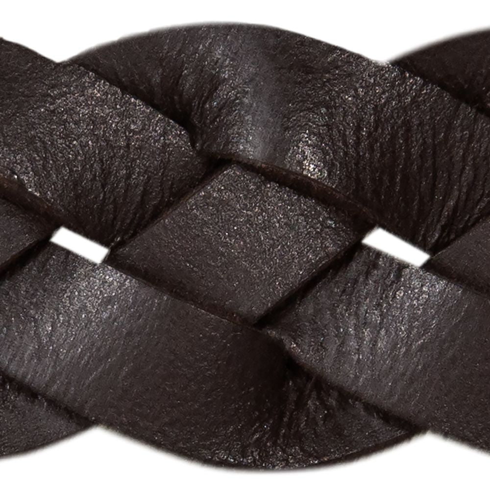 Women's Thin Braided Leather Belt