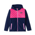 Kids Quest Fleece Mixed Media Hooded Jacket