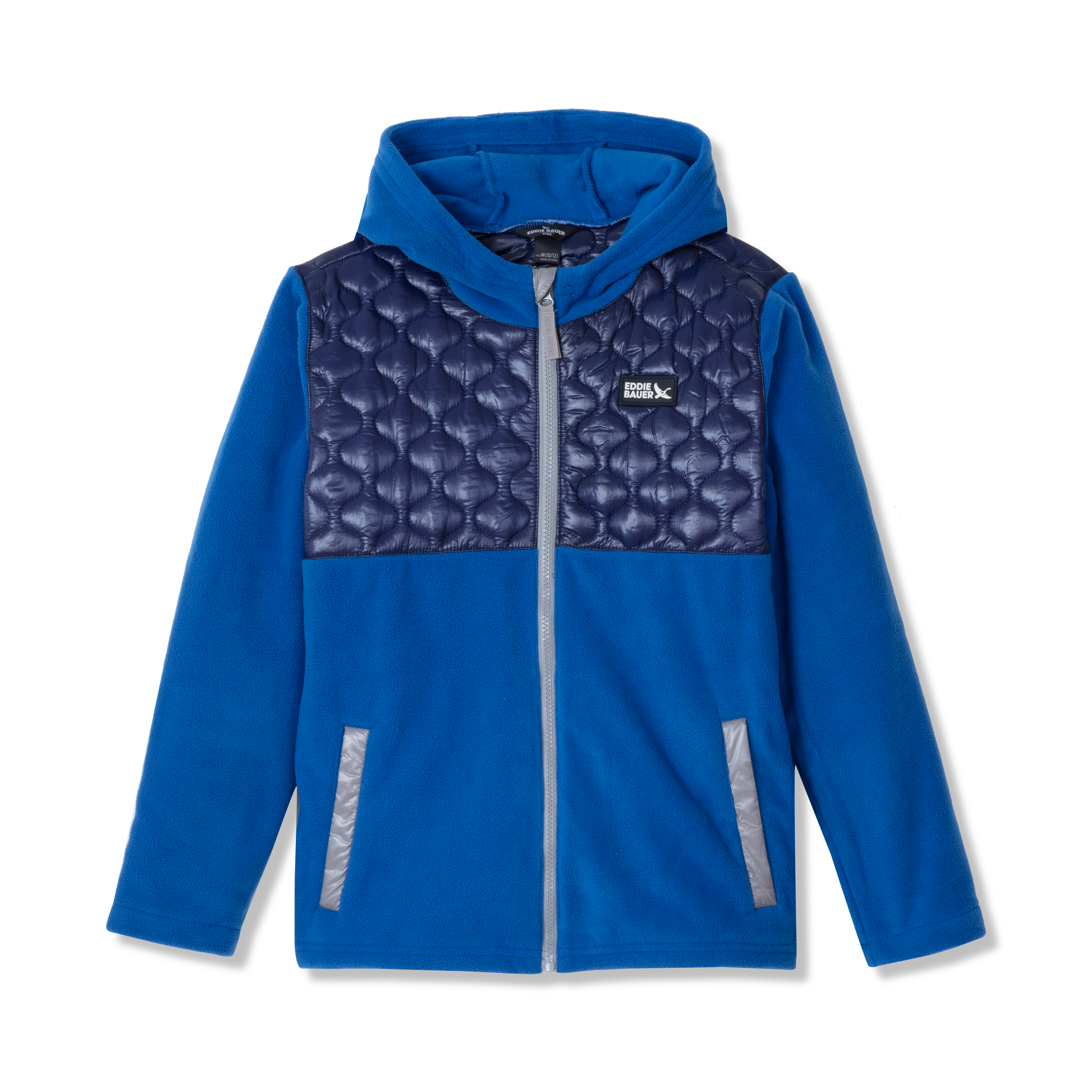Kids Quest Fleece Mixed Media Hooded Jacket