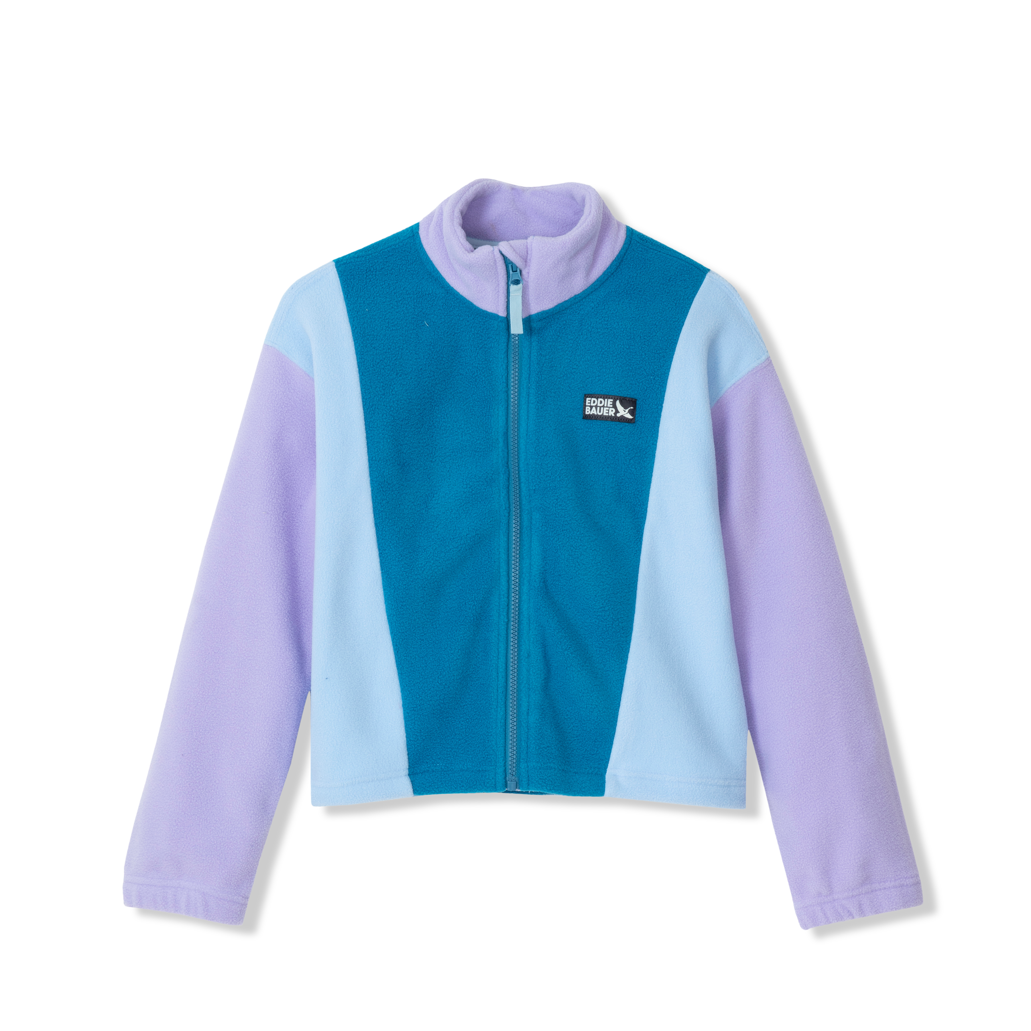 Girls Quest Fleece Colorblock Full Zip Jacket