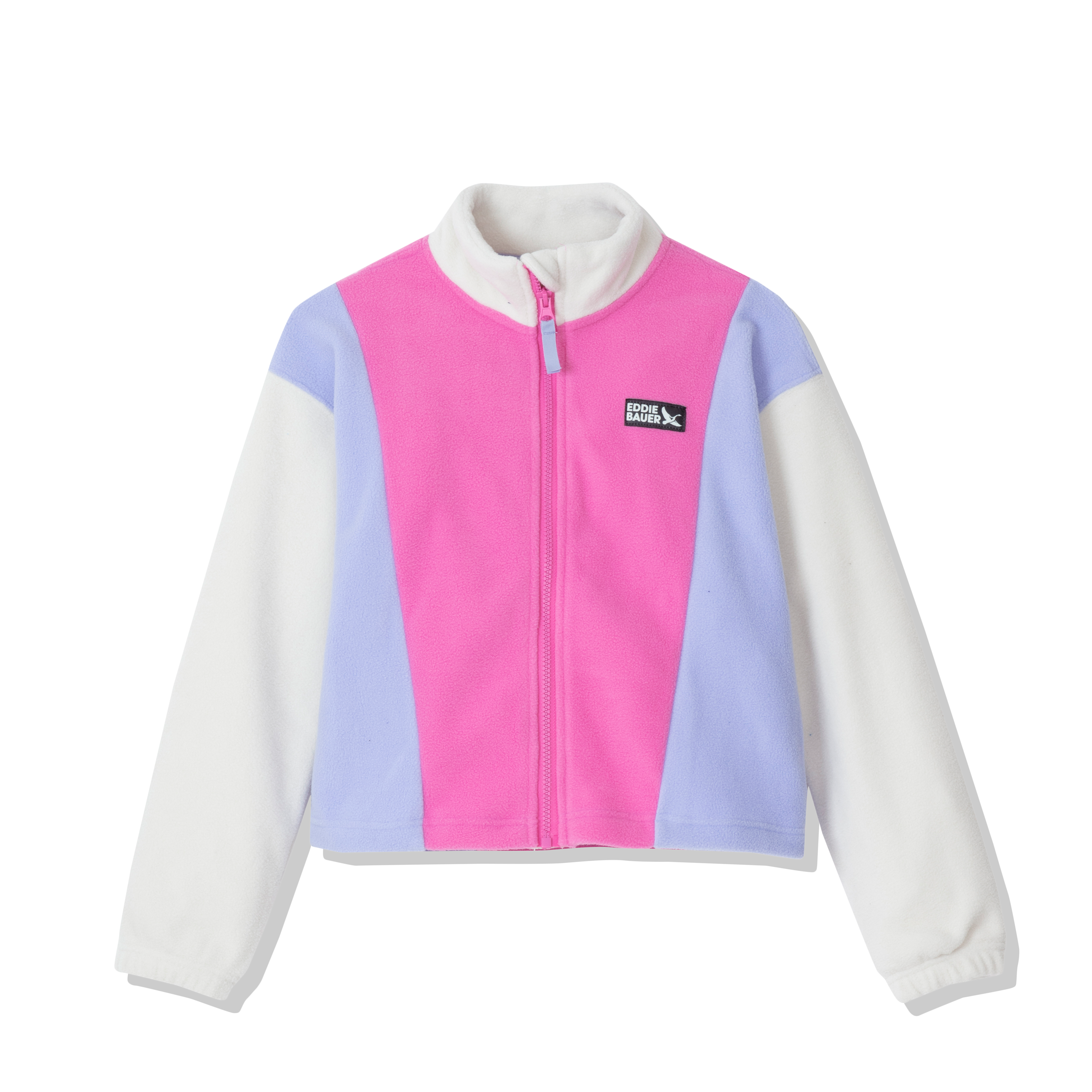 Girls Quest Fleece Colorblock Full Zip Jacket