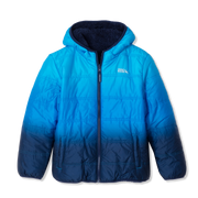 Boys Deer Harbor Reversible Hooded Jacket - NAVY BLUE