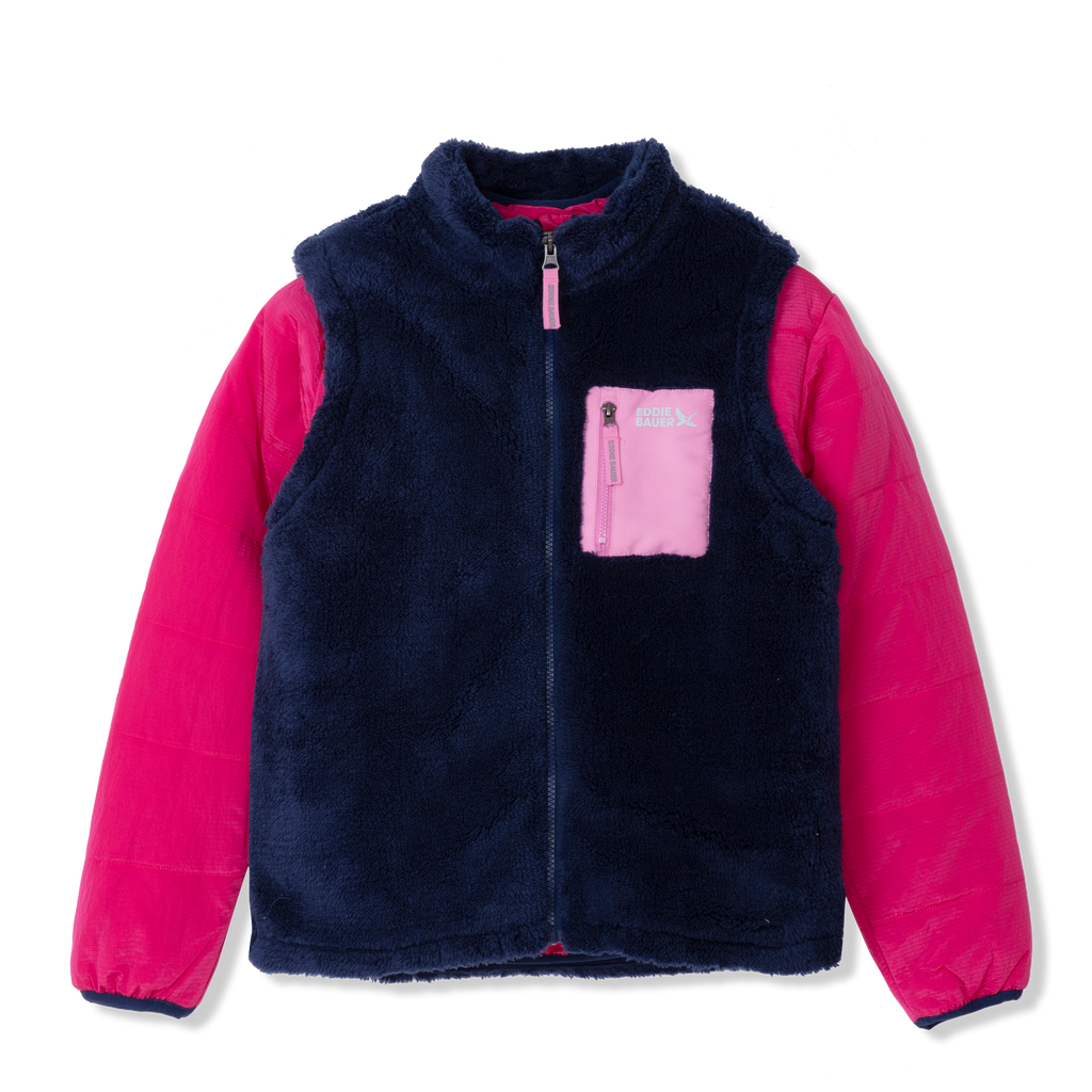 Kids Fleece Vest 3-in-1 Jacket