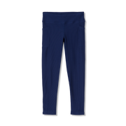Girls Ribbed Leggings - NAVY BLUE