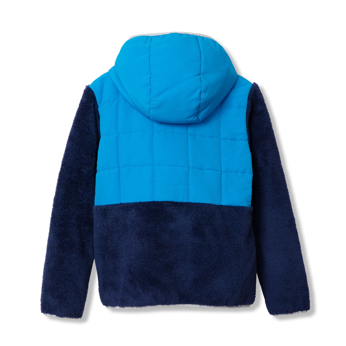 Kids Fleece Mixed Media Hooded Jacket