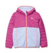 Kids Reversible Cirruslite Down Hooded Jacket - ORCHID
