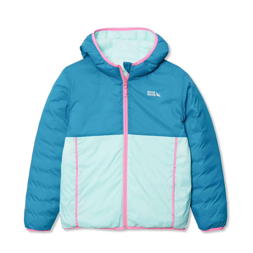 Kids Reversible Cirruslite Down Hooded Jacket