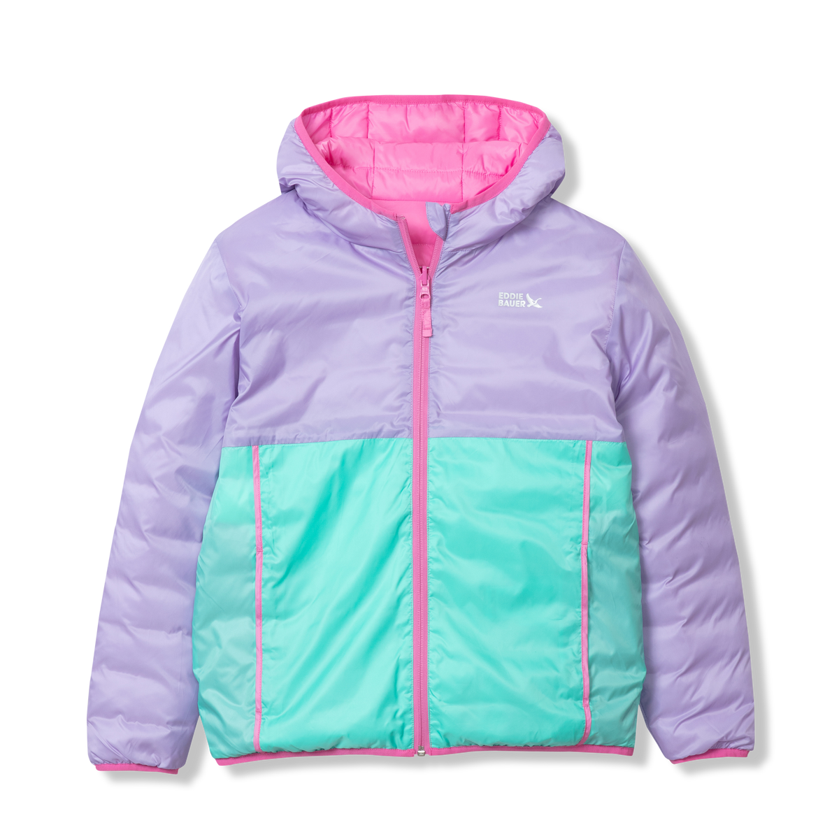 Kids Reversible Cirruslite Down Hooded Jacket