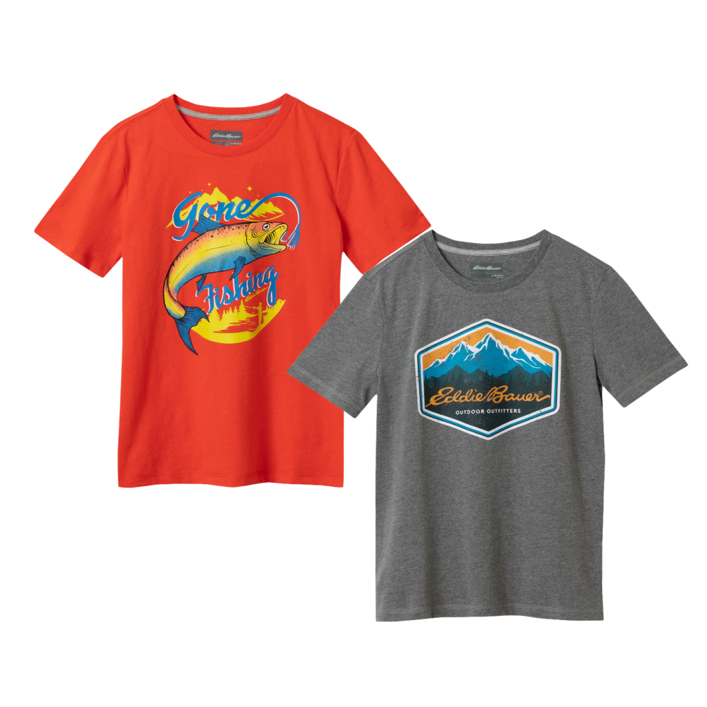 Boys Graphic Short-Sleeve T-Shirt - 2 Pack
