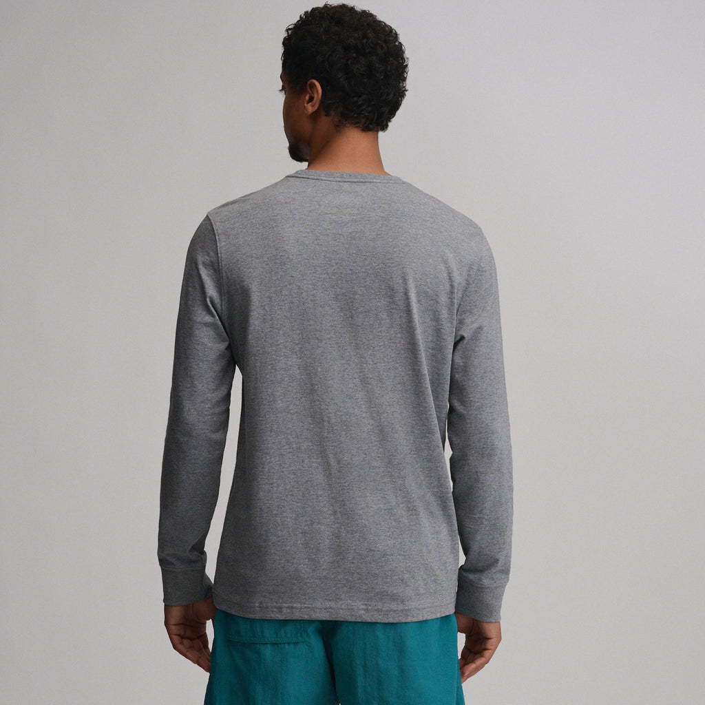 Men's Legend Wash 100% Cotton Long-Sleeve Classic T-Shirt