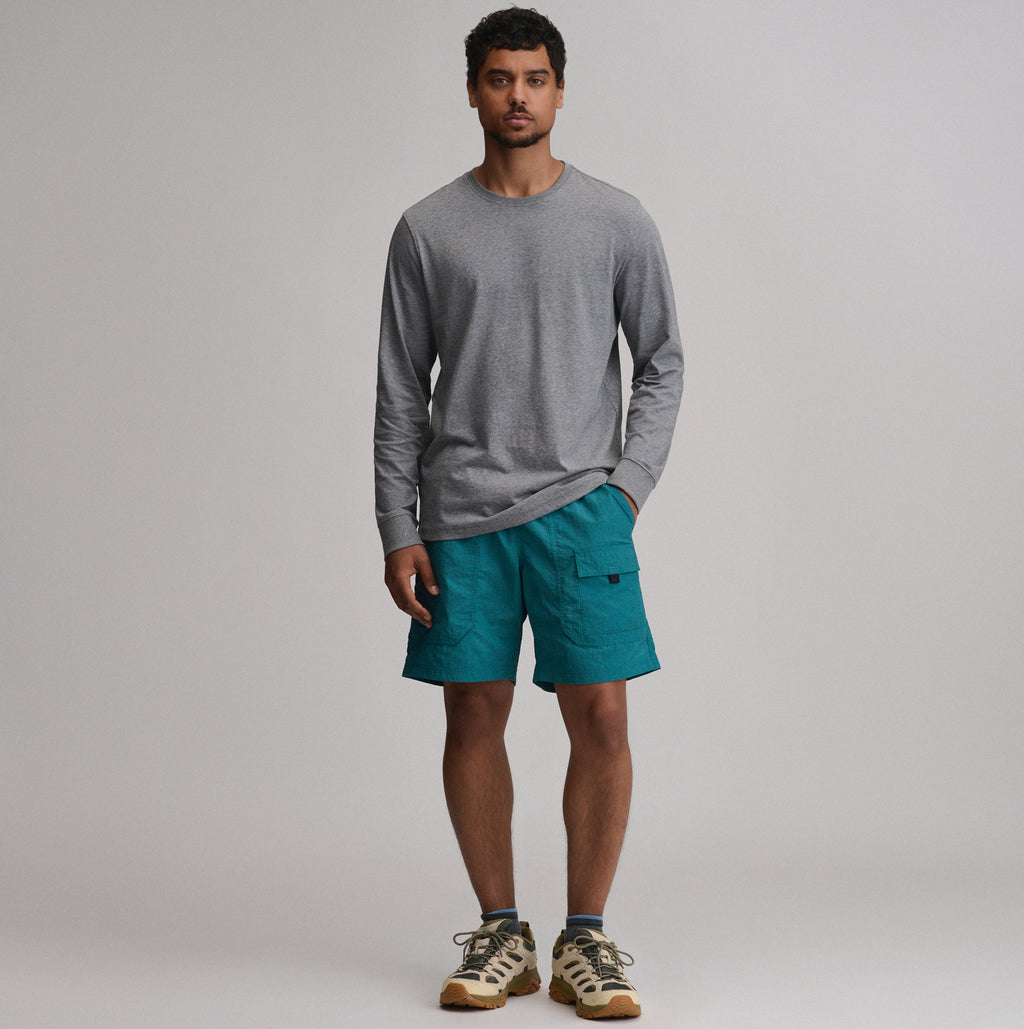 Men's Legend Wash 100% Cotton Long-Sleeve Classic T-Shirt