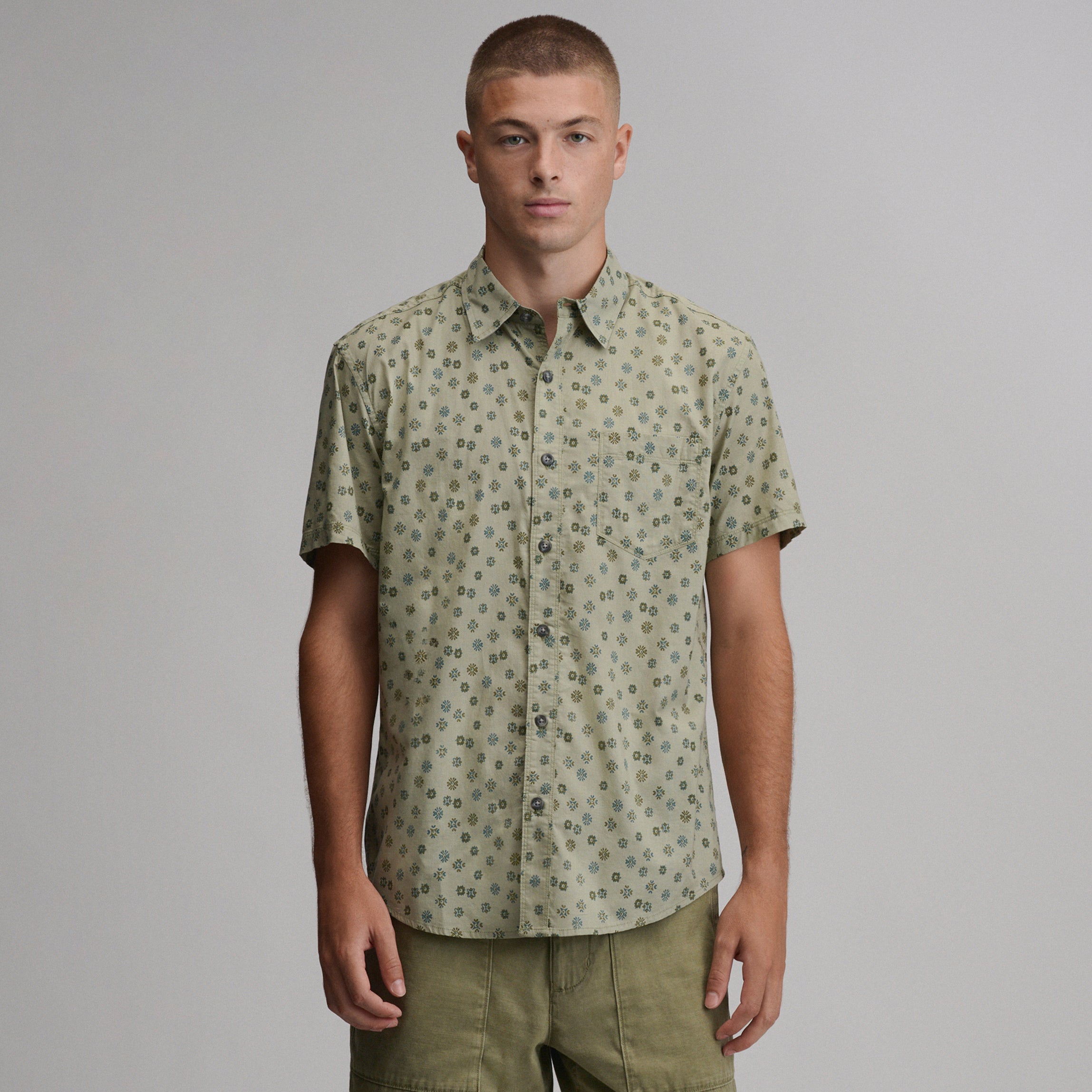 Men's Baja Short-Sleeve Shirt - Print