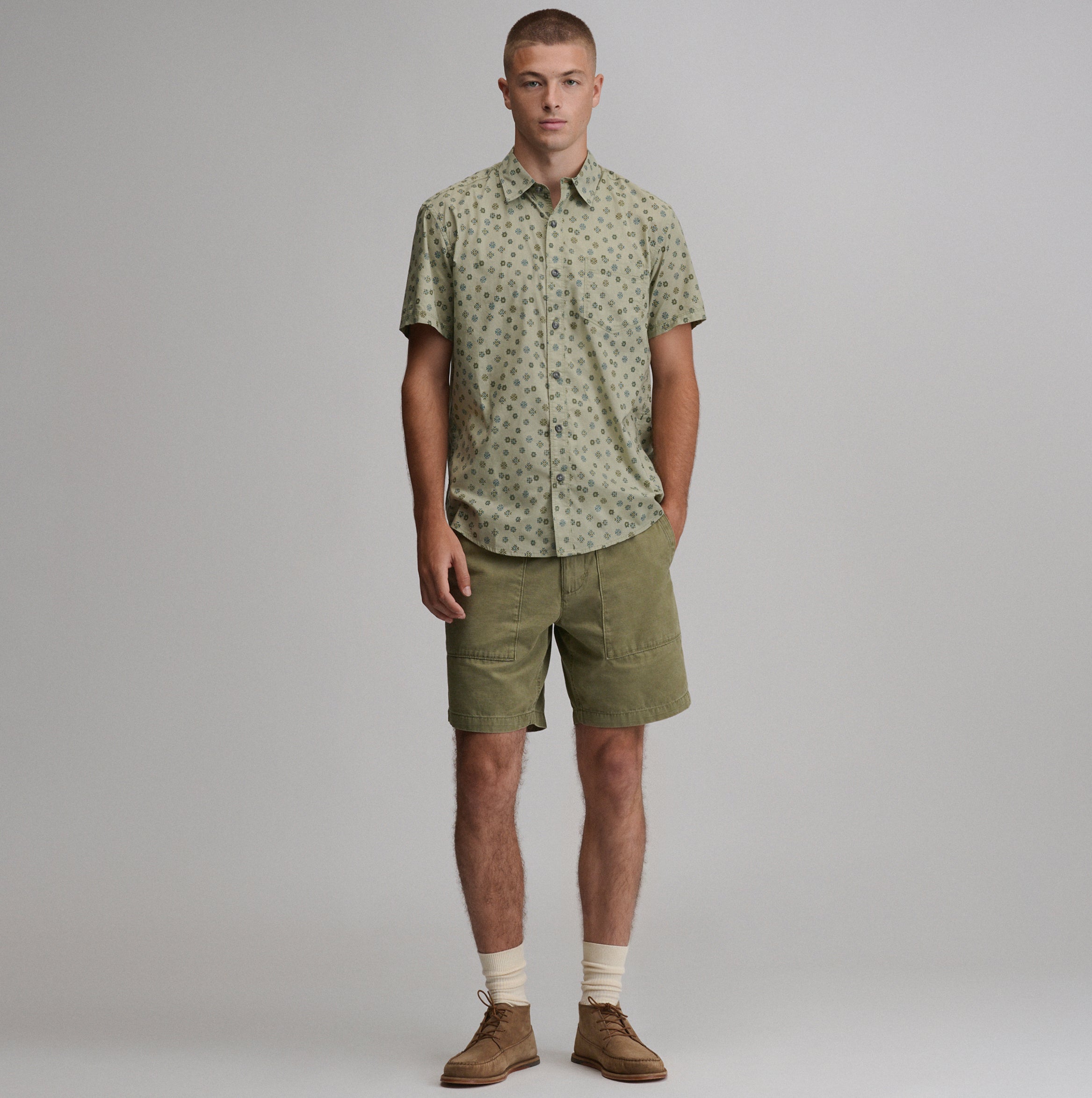 Men's Baja Short-Sleeve Shirt - Print