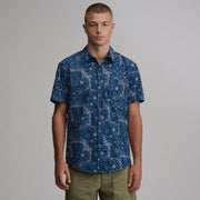 Men's Baja Short-Sleeve Shirt - Print - Dusk