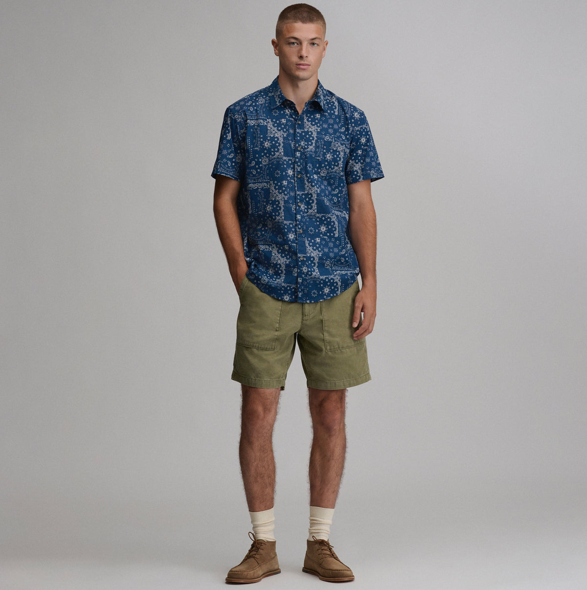 Men's Baja Short-Sleeve Shirt - Print