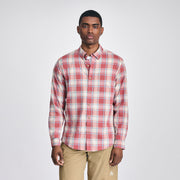 Men's Voyager Flex Long-Sleeve Shirt - Mineral Red