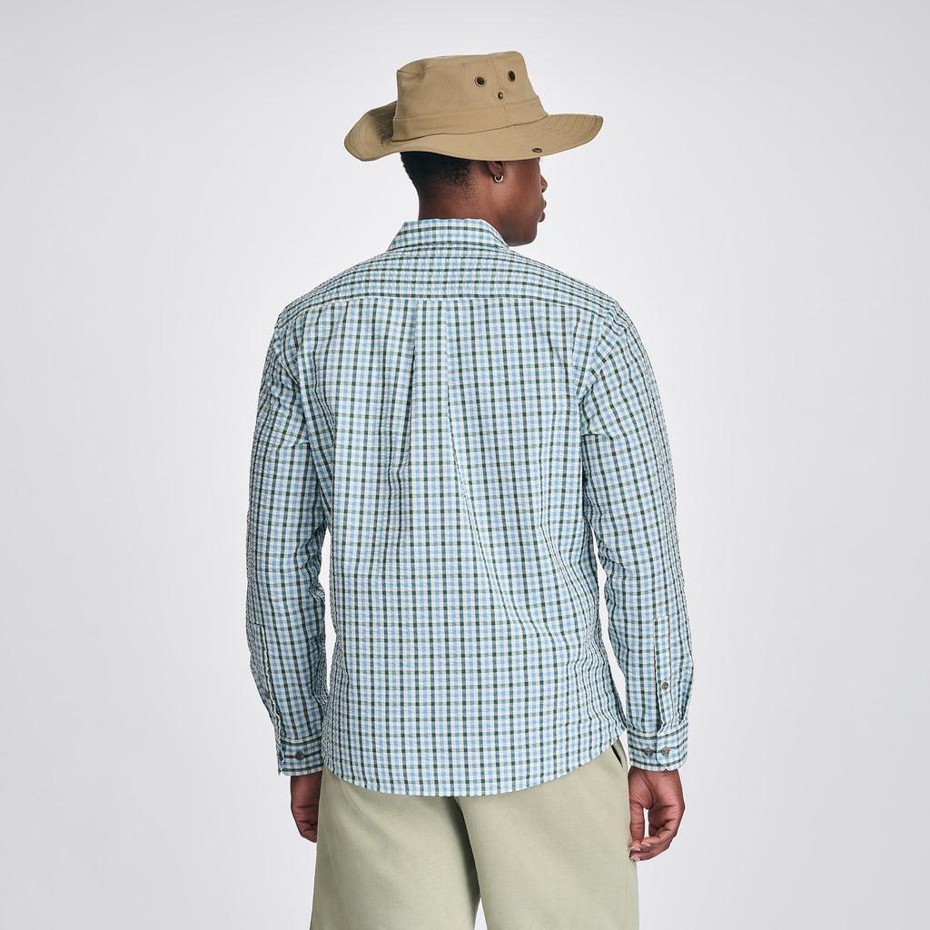 Men's Long-Sleeve Pack It 3.0 Seersucker Shirt