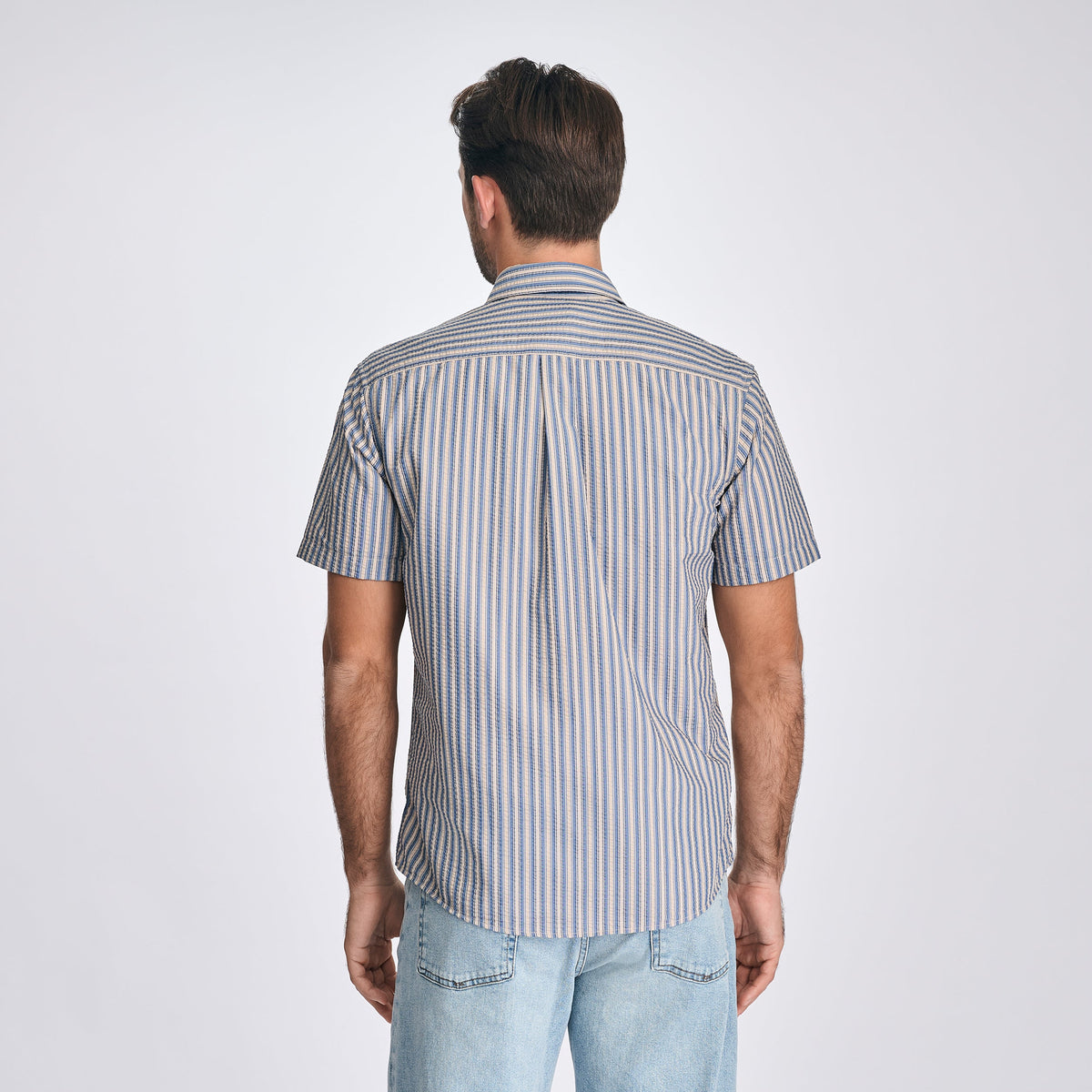 Men's Short-Sleeve Pack It 3.0 Seersucker Shirt