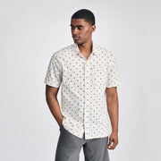 Men's Knit Baja Pocket Button-Up Shirt - Ivory