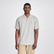 Men's Signature Piqué Short-Sleeve Polo - Lt Htr Gray