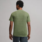 Men's Short-Sleeve Sunwashed Cotton Henley