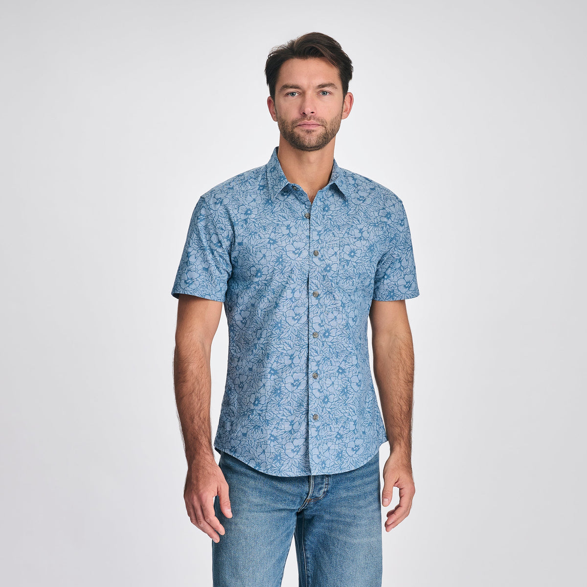 Men's Camano Short-Sleeve Shirt - Print