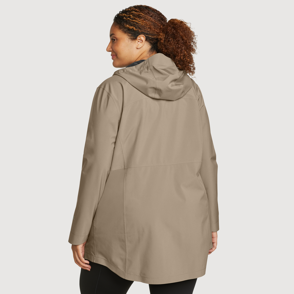 Women's Cloud Cap Waterproof Stretch Hooded Rain Parka