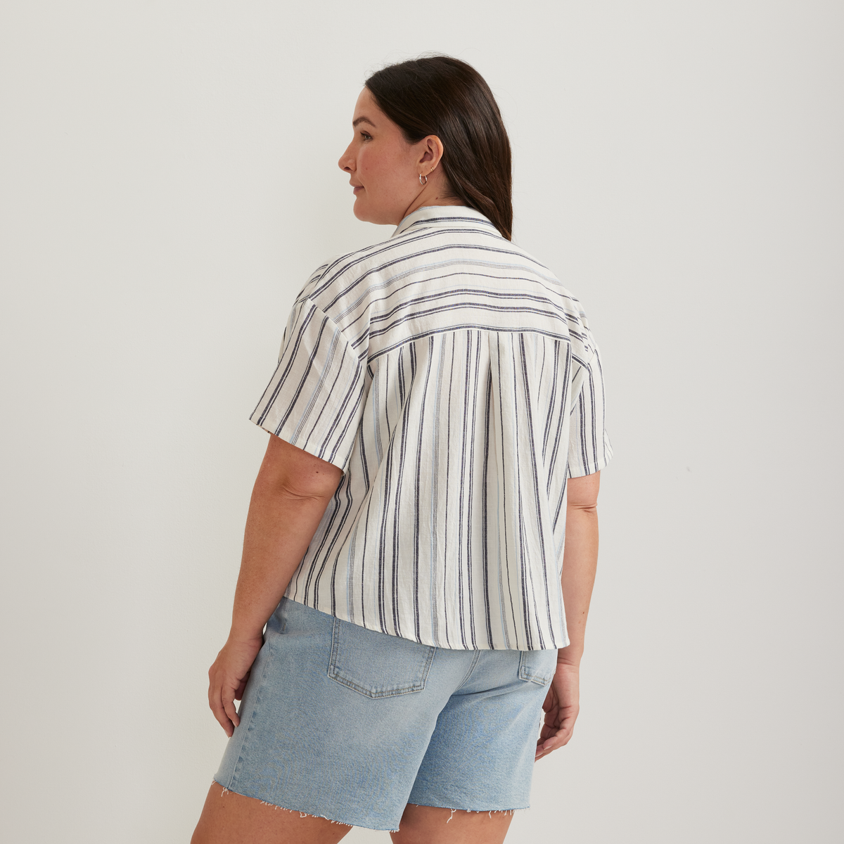Women's Destination Utility Shirt - Crinkle Stripe