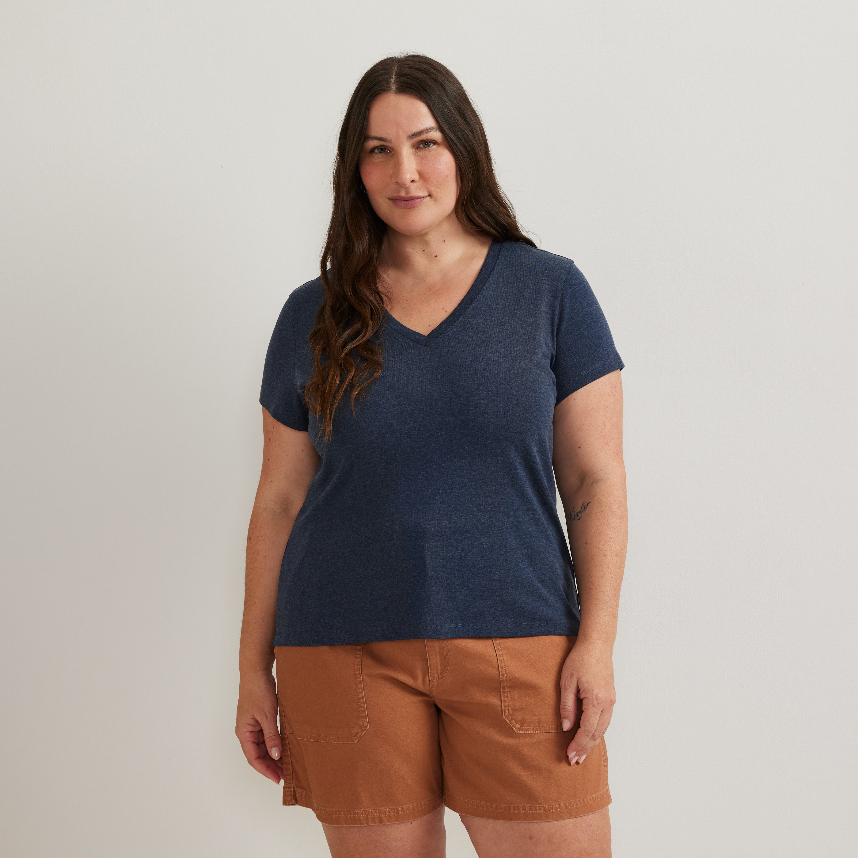 Women's Everyday Short-Sleeve V-Neck T-Shirt