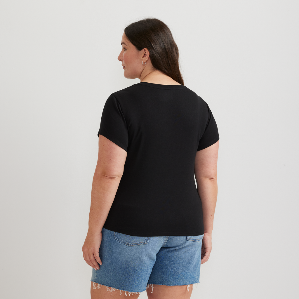 Women's Everyday Short-Sleeve V-Neck T-Shirt