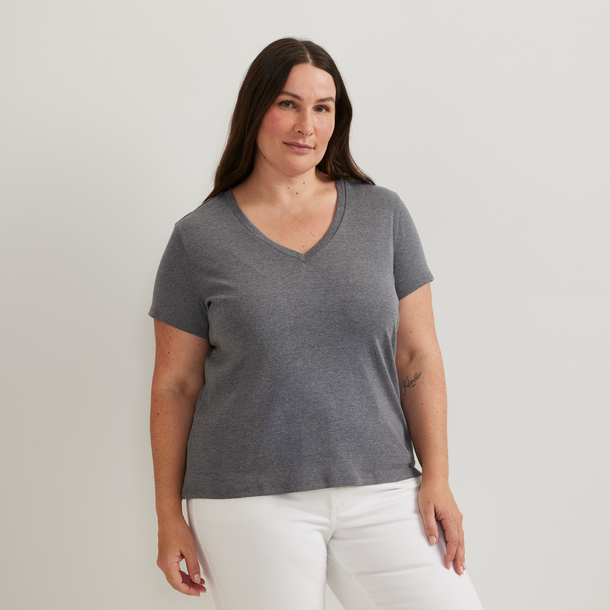 Women's Everyday Short-Sleeve V-Neck T-Shirt