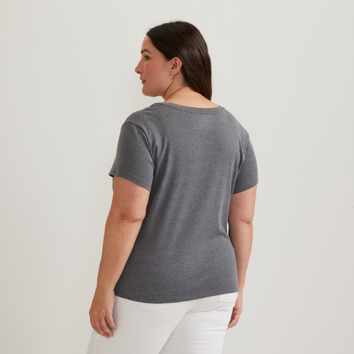 Women's Everyday Short-Sleeve V-Neck T-Shirt