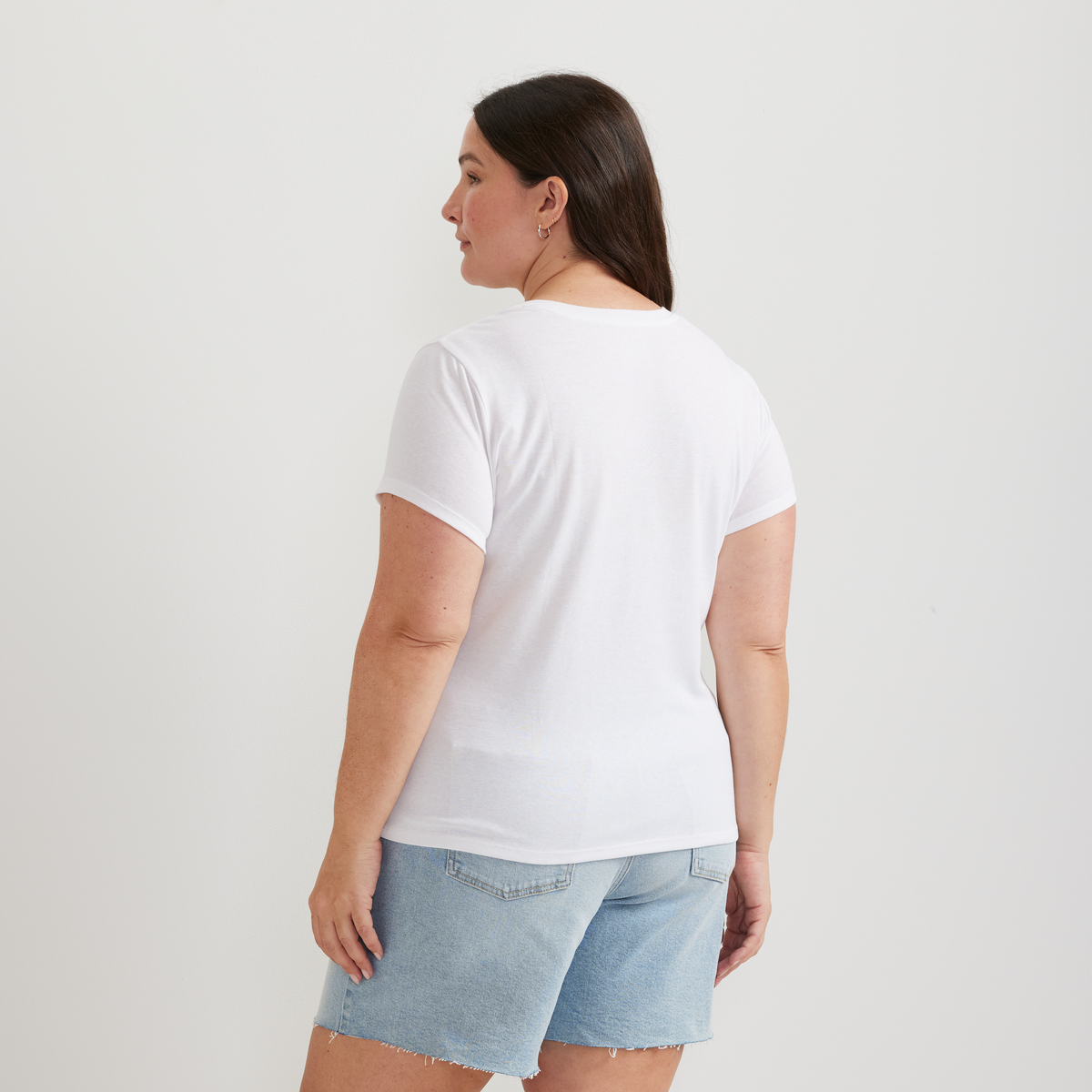 Women's Everyday Short-Sleeve V-Neck T-Shirt