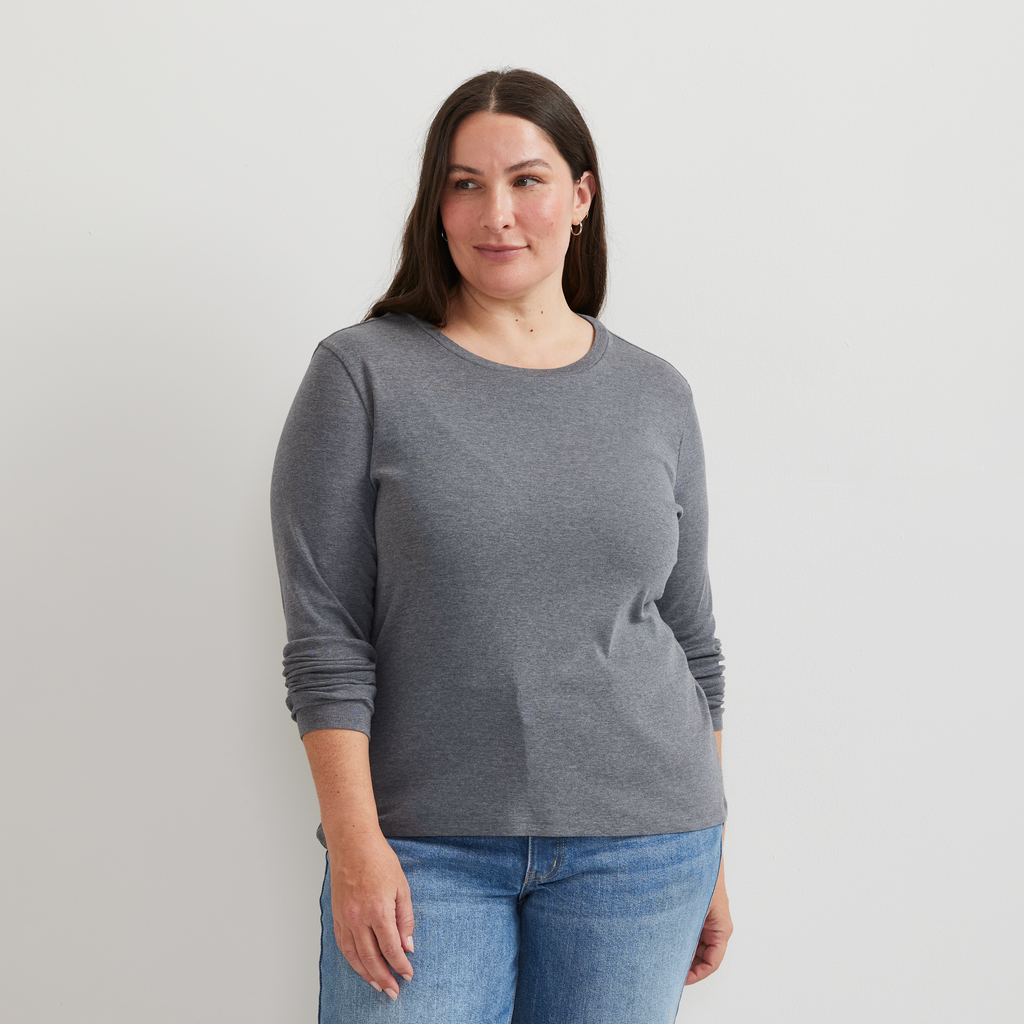 Women's Everyday Long-Sleeve Crewneck T-Shirt